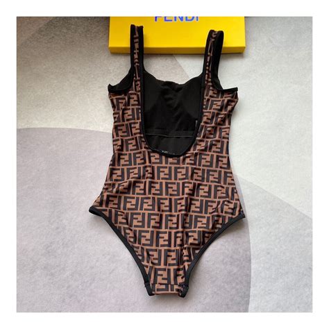 fendi one piece swimsuit dupe|fendi black bikini.